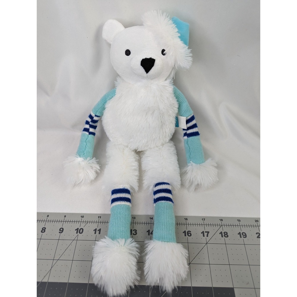 Manhattan Toy Twiggies White Polar Bear‎ Plush 16 Inch 2018 Stuffed Animal Toy